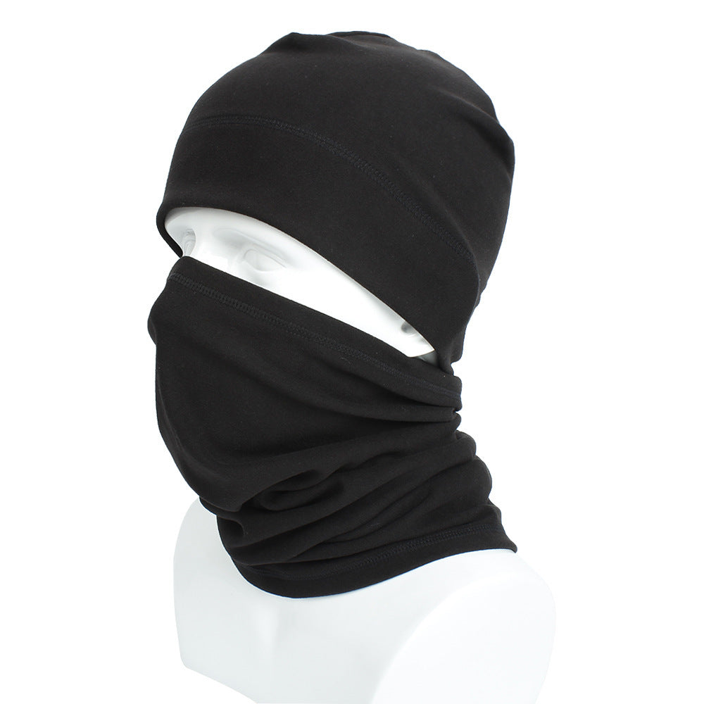 Fleece Sports Cycling Hat And Scarf Set