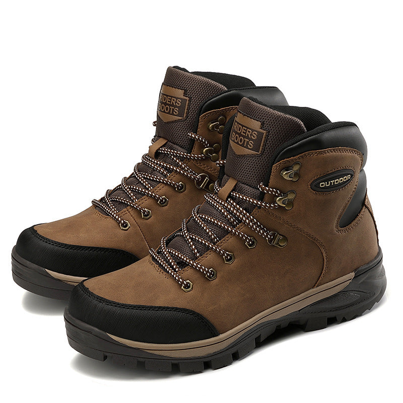 Insulated Leather Winter Hiking Boots