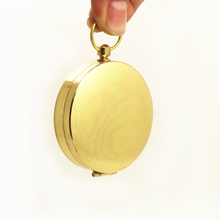 Orienteering "pocket watch" copper Compass