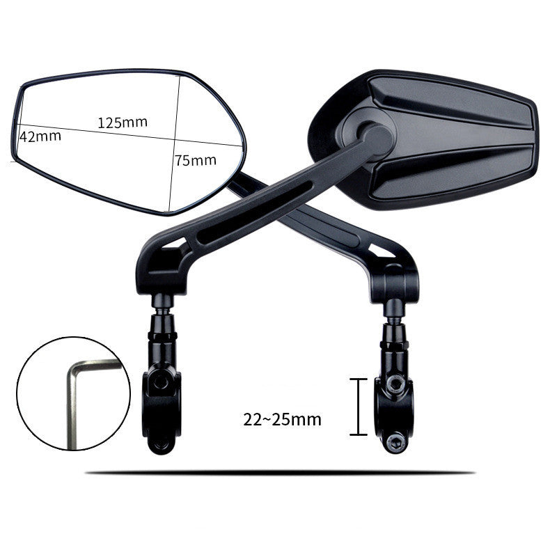 E-bike Wide Angle Rearview Mirror