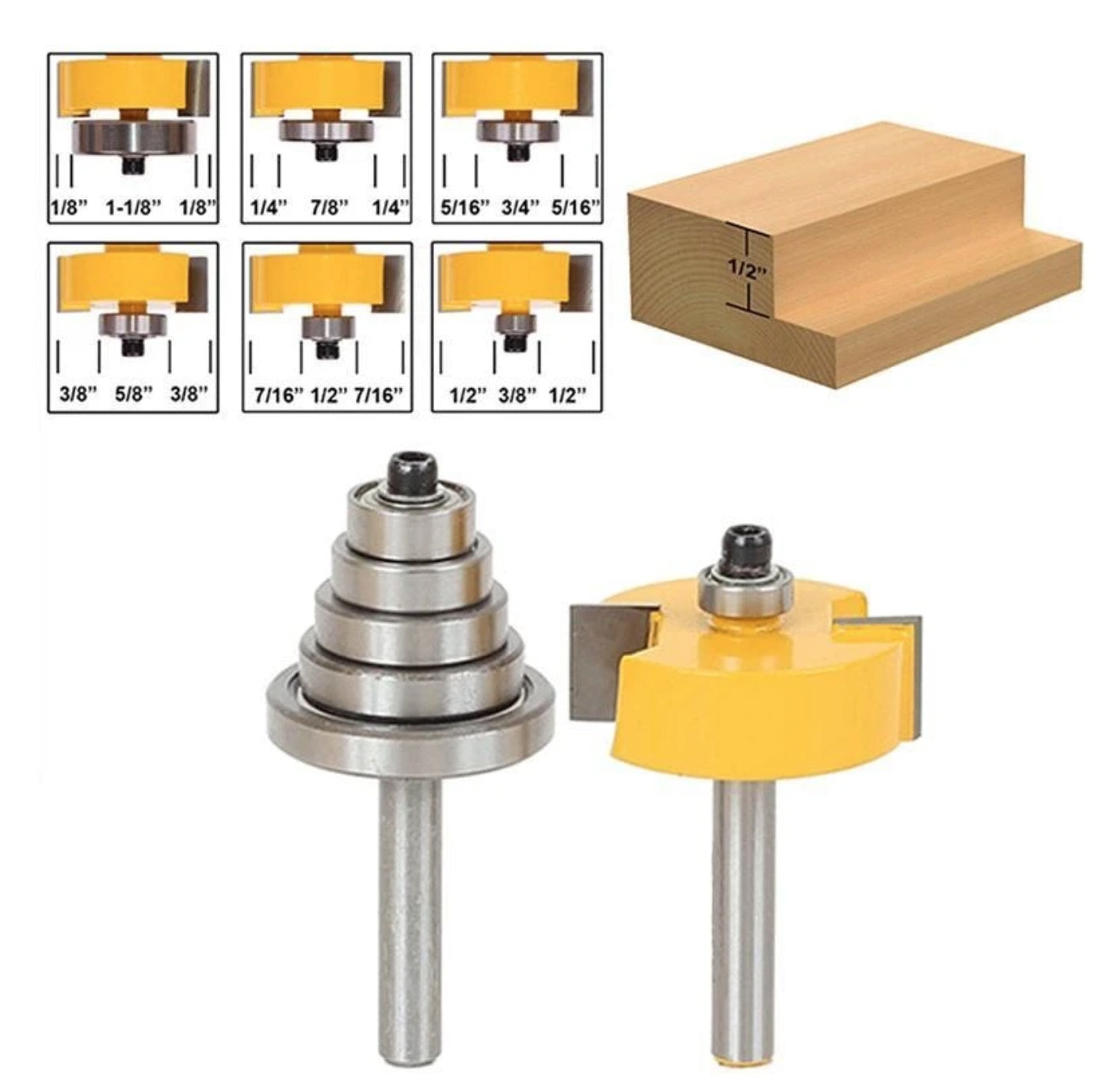 Rabbet Router Bit