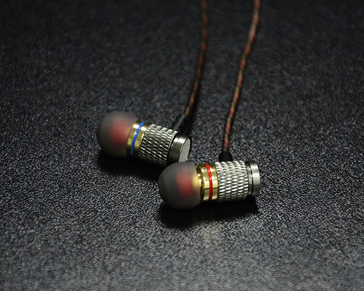 Earbuds w/ metal subwoofer