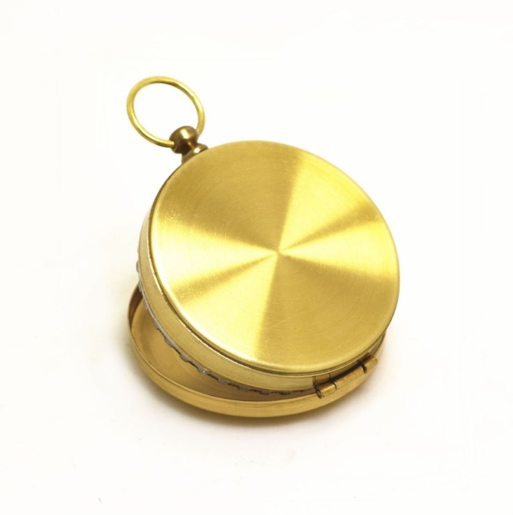 Orienteering "pocket watch" copper Compass