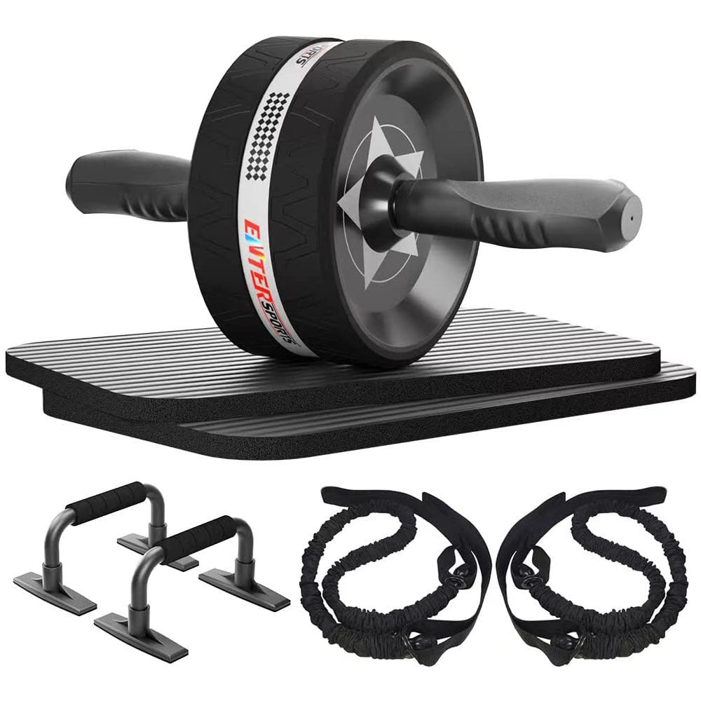 Fitness Equipment - incl Ab Roller, Push up,Jump rope, stretch band