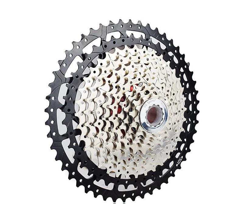 Mountain Bike Cassette (Rear) and Crankset (Front)