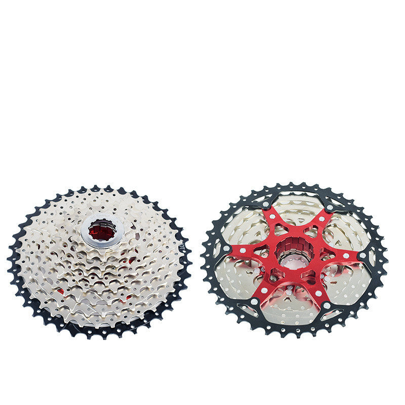 Mountain Bike Cassette (Rear) and Crankset (Front)