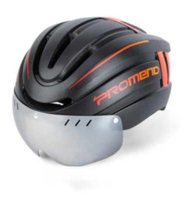 Mountain Bike Helmet with LED Warning Iight.