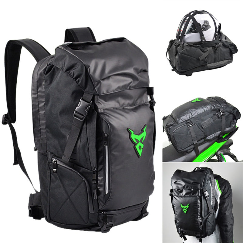 Motorcycle Travel Backpack & Helmet Bag