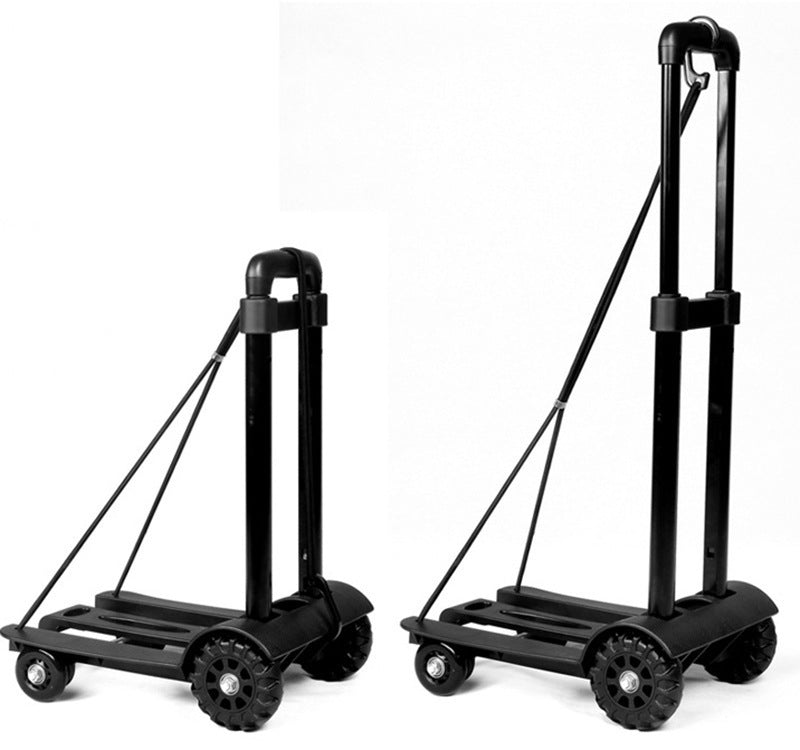 Four-Wheel Foldable Luggage Cart