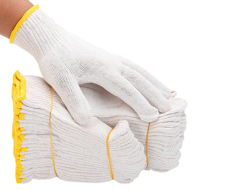 Cotton Work Gloves - with protective coating