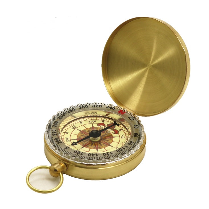 Orienteering "pocket watch" copper Compass