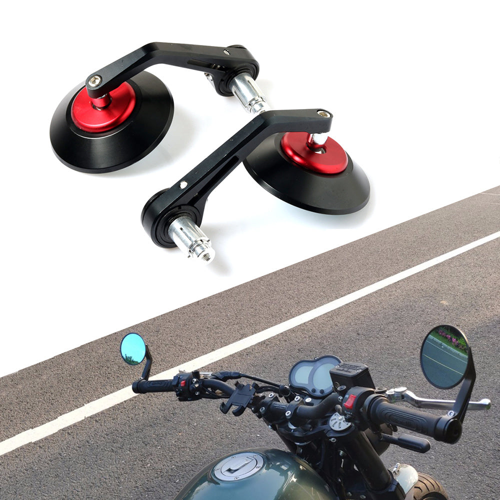 Cafe Racer circular Mirrors (kit)