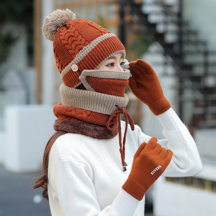 Youth/Kids Hat and Scarf Knit Set