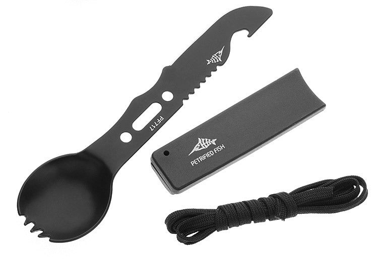 Spoon Fork Knife with Whistle