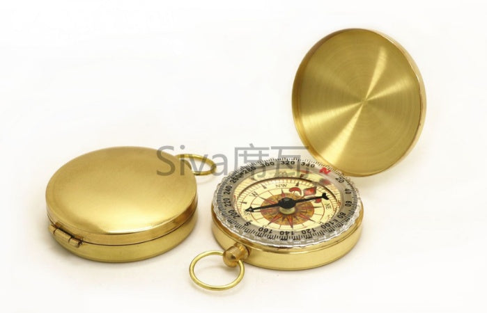 Orienteering "pocket watch" copper Compass