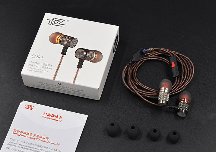 Earbuds w/ metal subwoofer