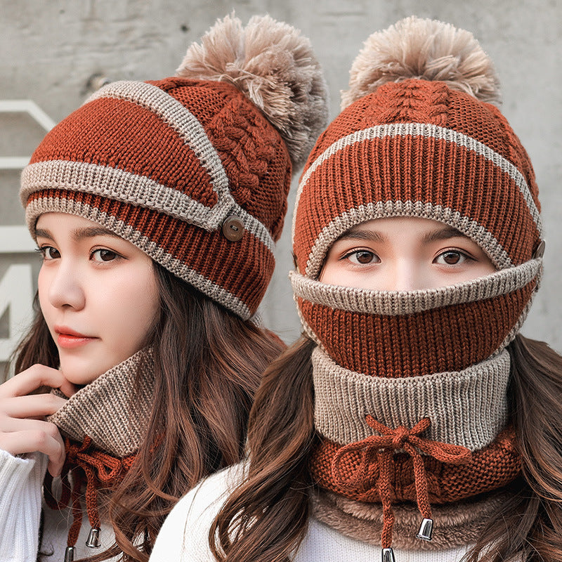 Youth/Kids Hat and Scarf Knit Set