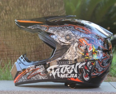 mountain bike cross-country "motorcycle" style helmet