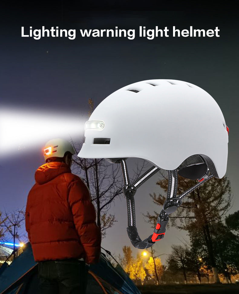 Cycling/Skateboard Forward and Rear Lighted Helmet