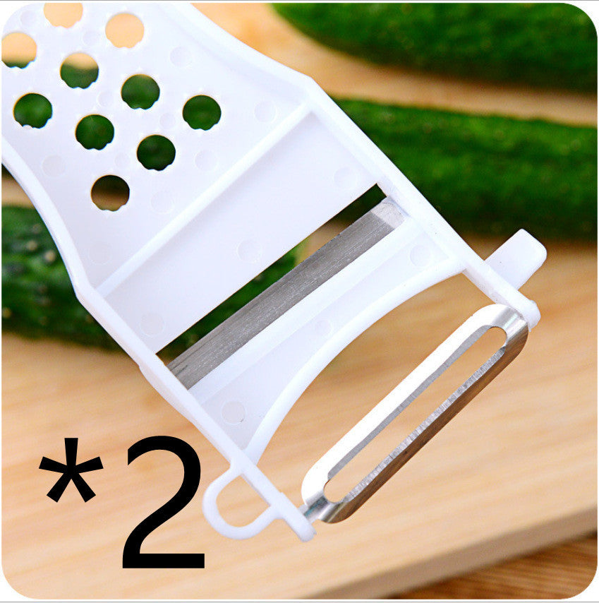 Compact Camping Vegetable Cutter Scrubber Grater Slicer