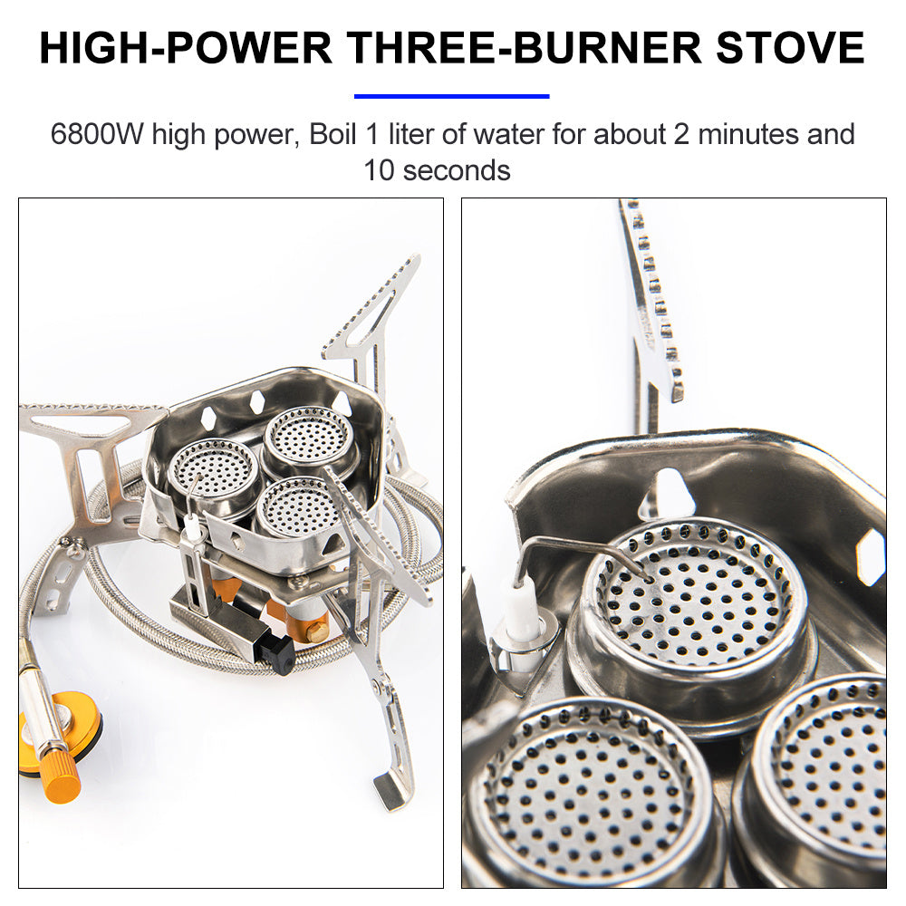 MULTI-FUEL Portable Windproof Camp Stove