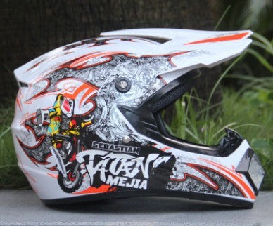 mountain bike cross-country "motorcycle" style helmet