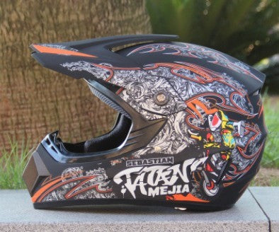 mountain bike cross-country "motorcycle" style helmet