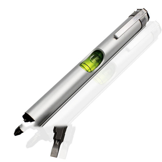 Pen Spirit Level With Magnetic Screwdriver