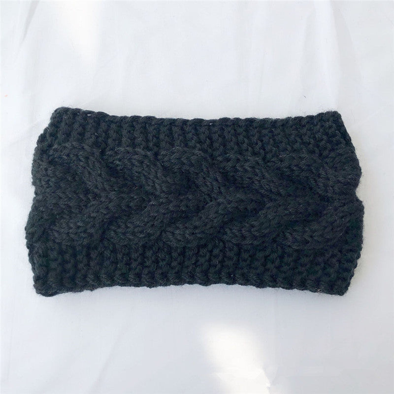 Crochet Twist Wool Headband