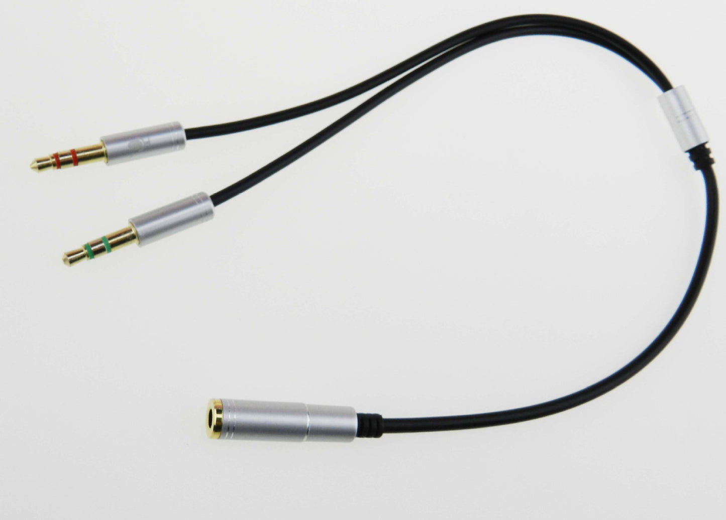 Stereo One-input/TWO output stereo headset Cable