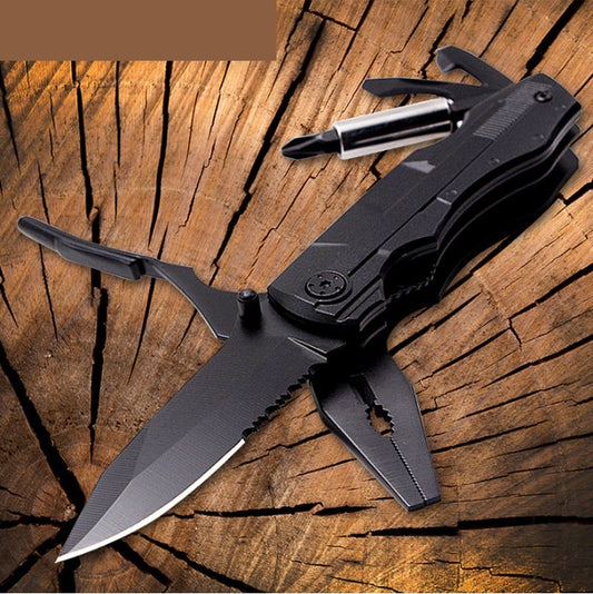 Multi-purpose knife with pliers and Screw Driver combo