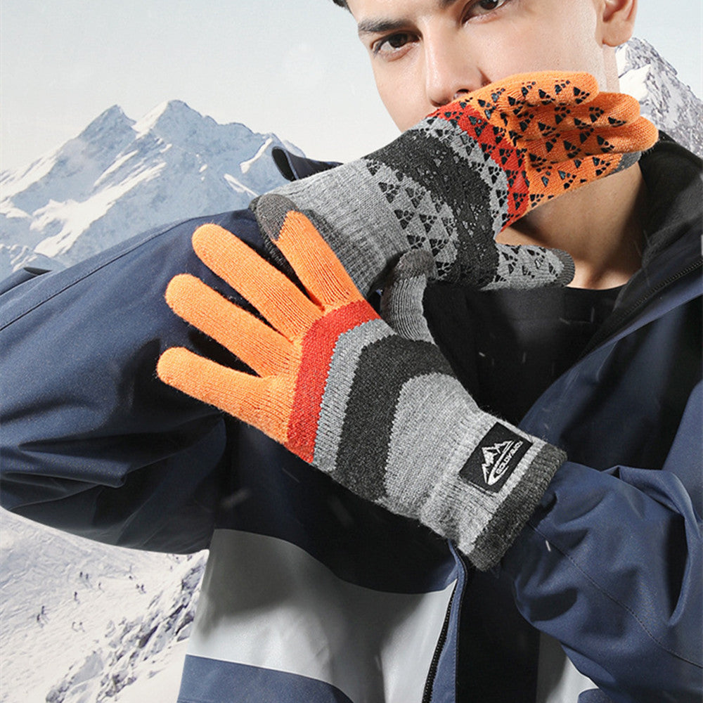 Knitted Gloves For Outdoor Riding