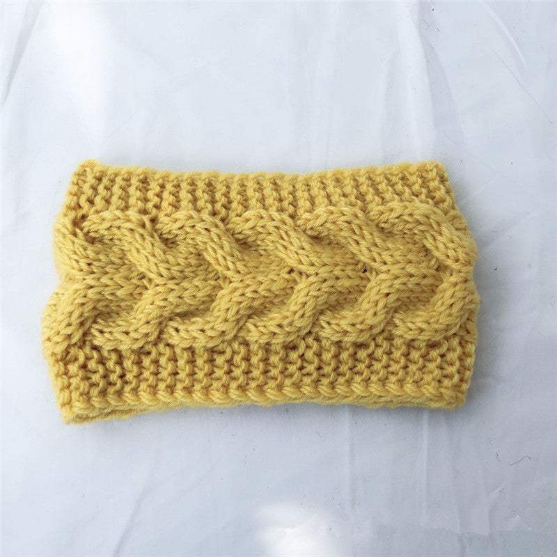 Crochet Twist Wool Headband