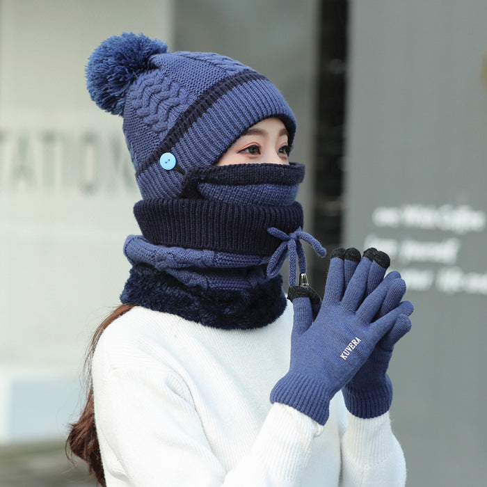 Youth/Kids Hat and Scarf Knit Set