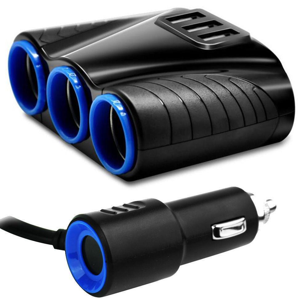 Cigarette Lighter Dual Usb120 Watt Rapid Phone Charger