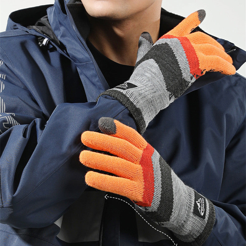 Knitted Gloves For Outdoor Riding