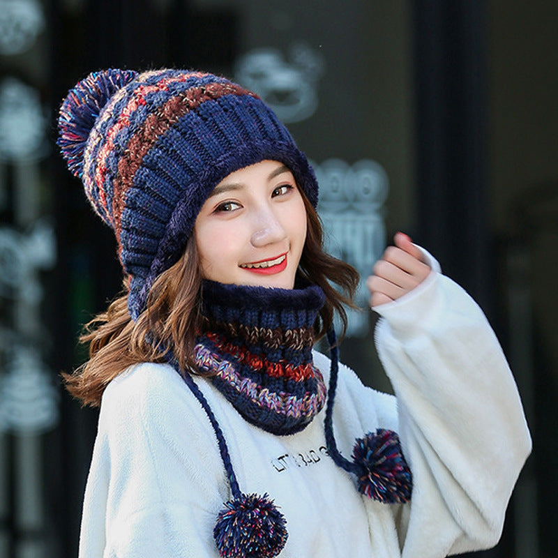 Loose Hat Scarf Set Various colors