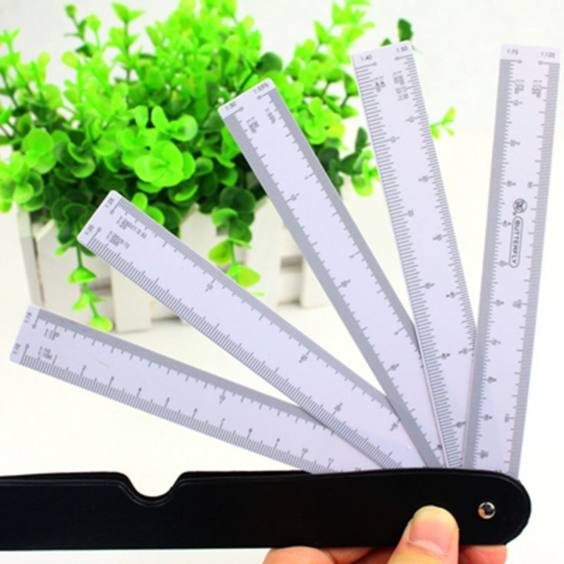 (4) 8" Steel Rulers