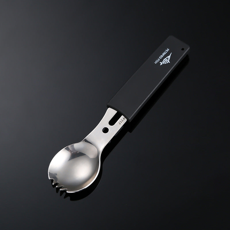 Spoon Fork Knife with Whistle