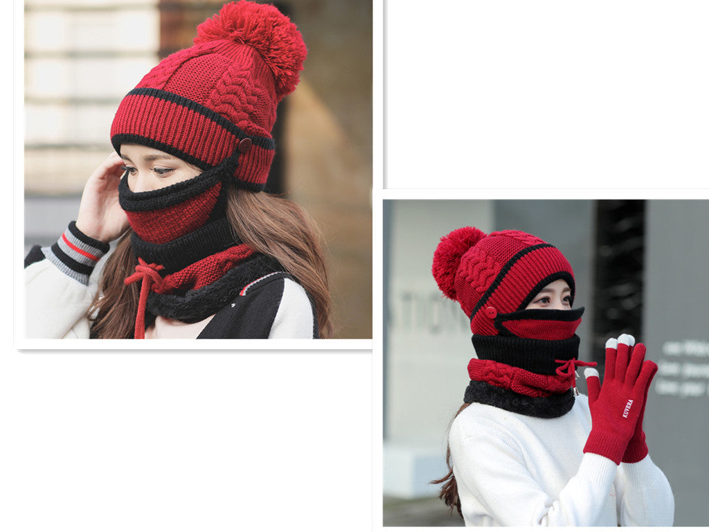 Youth/Kids Hat and Scarf Knit Set