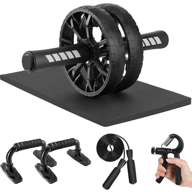 Fitness Equipment - incl Ab Roller, Push up,Jump rope, stretch band