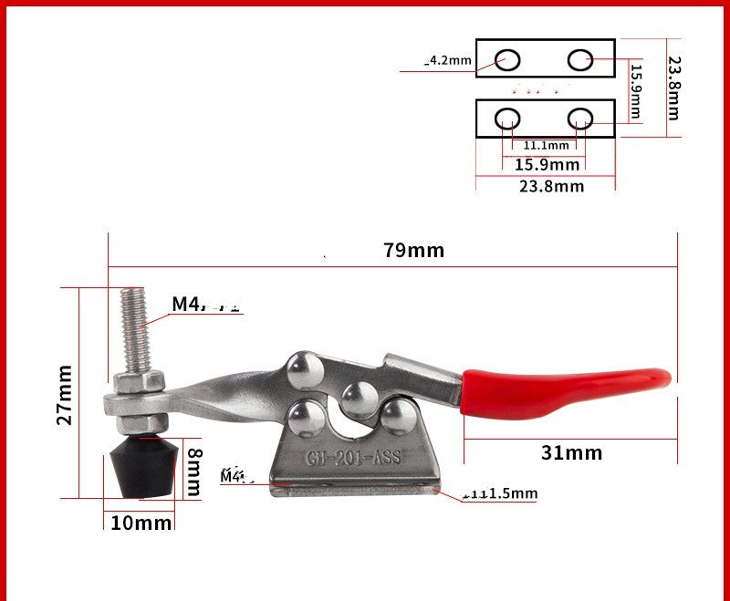 Quick Clamp Horizontal Jig