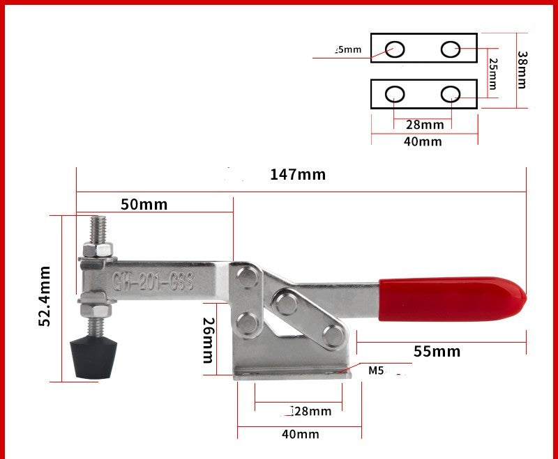 Quick Clamp Horizontal Jig