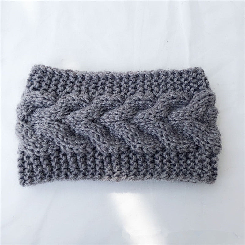 Crochet Twist Wool Headband