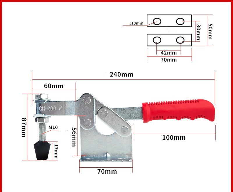 Quick Clamp Horizontal Jig