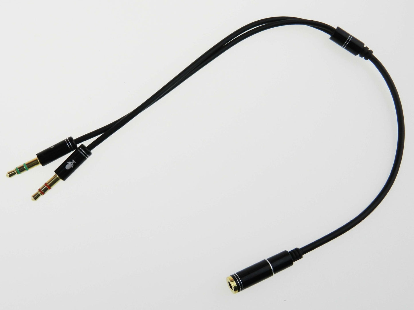 Stereo One-input/TWO output stereo headset Cable