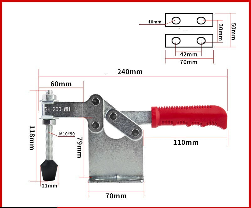 Quick Clamp Horizontal Jig