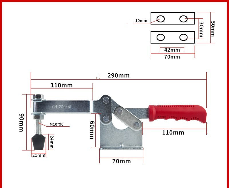 Quick Clamp Horizontal Jig