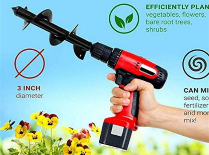 Drill Bit Spiral Tree Planting Garden Vegetable Planting auger