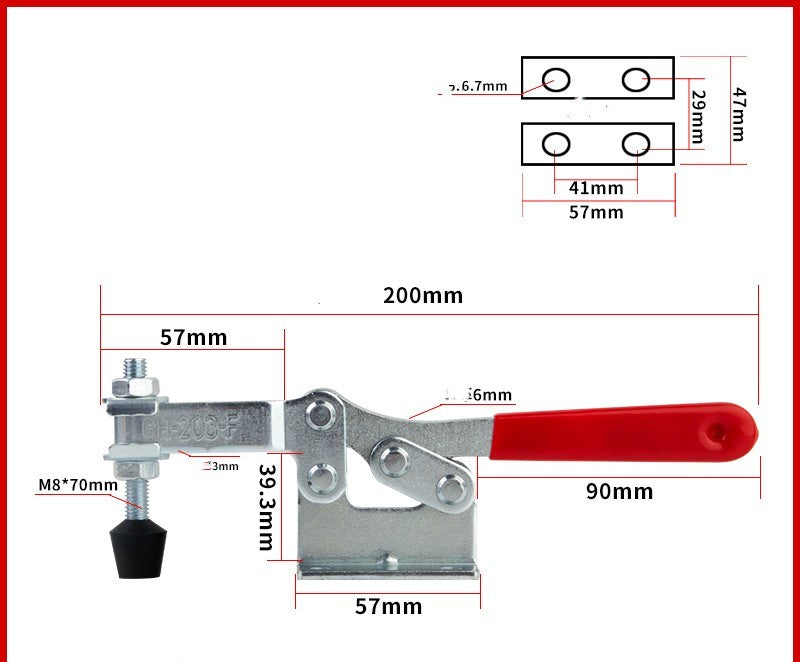 Quick Clamp Horizontal Jig